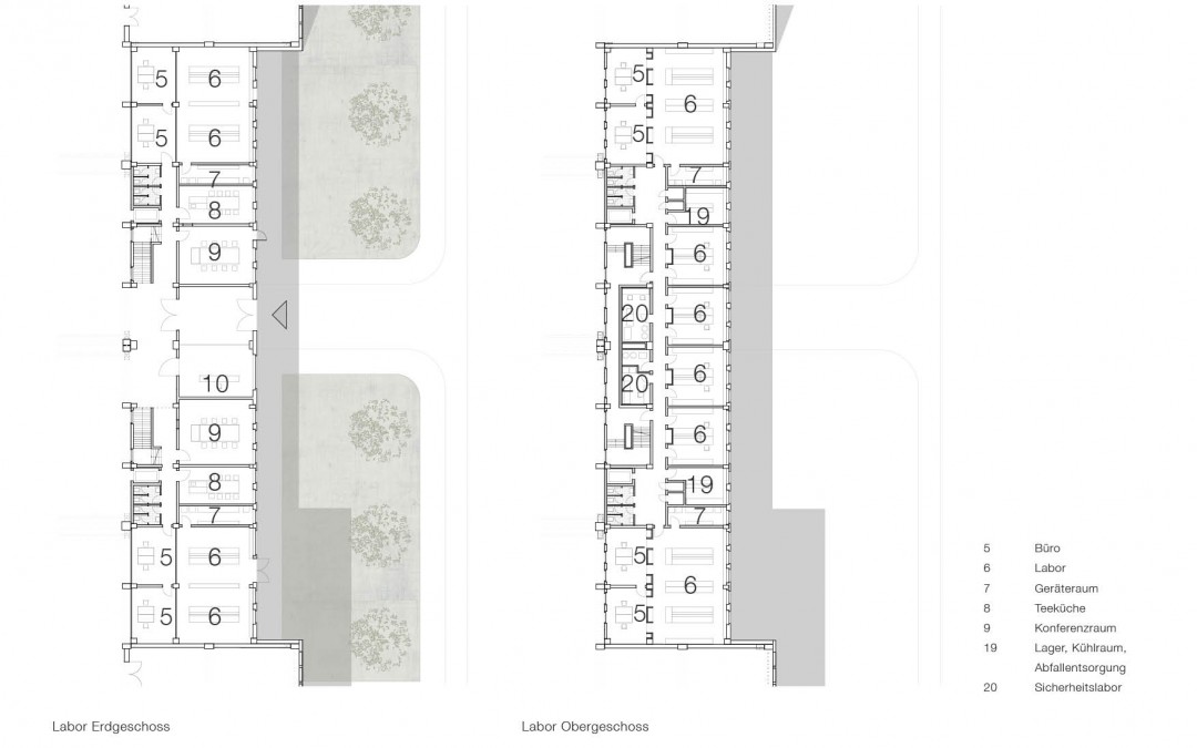 Grundriss Labor