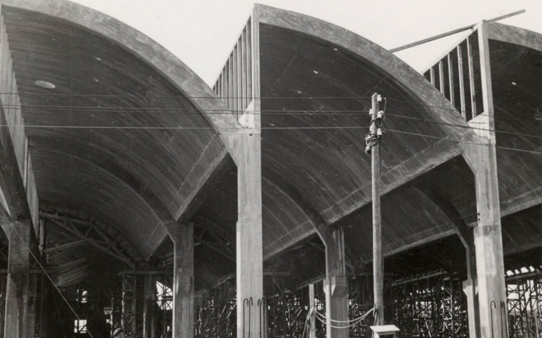 Bau der Halle