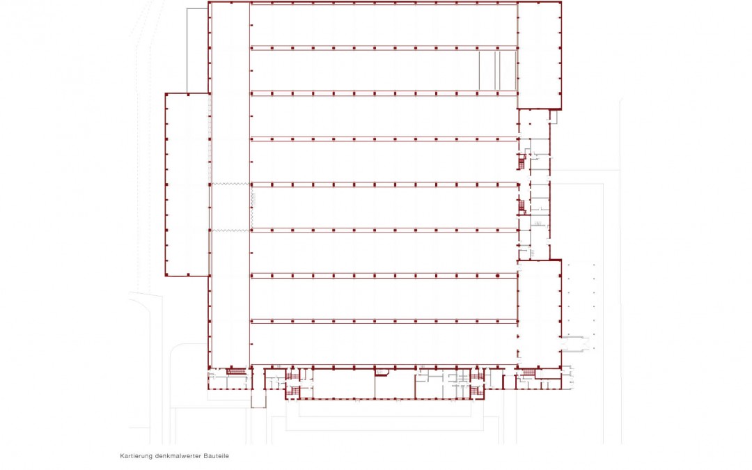 Kartierung denkmalwerter Bauteile