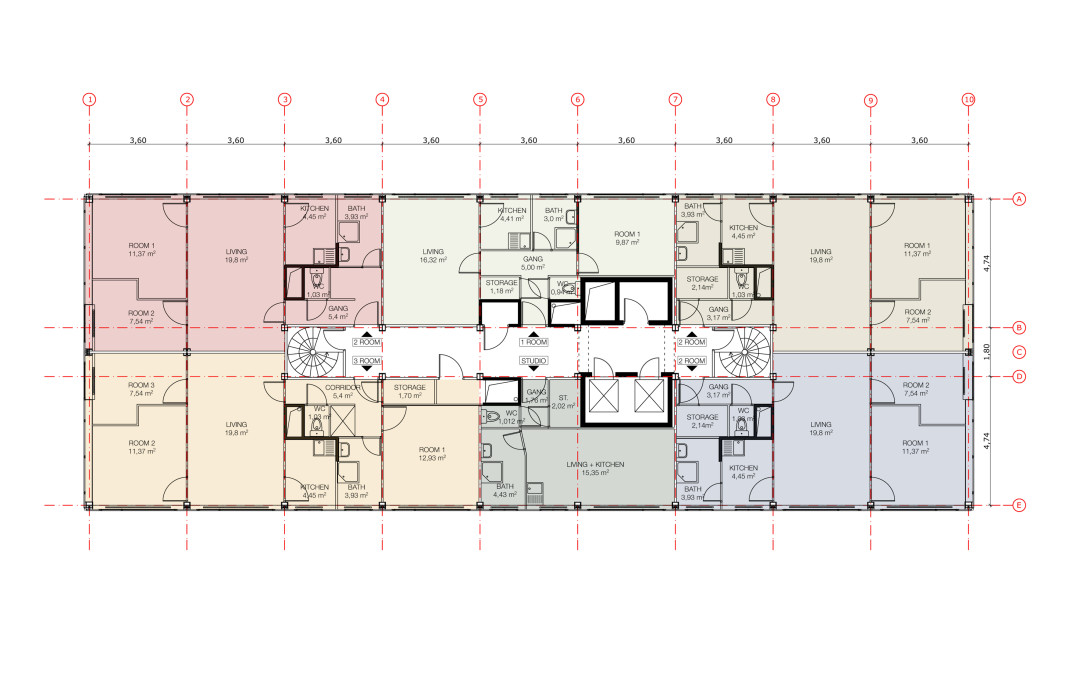 Appartments Bestand